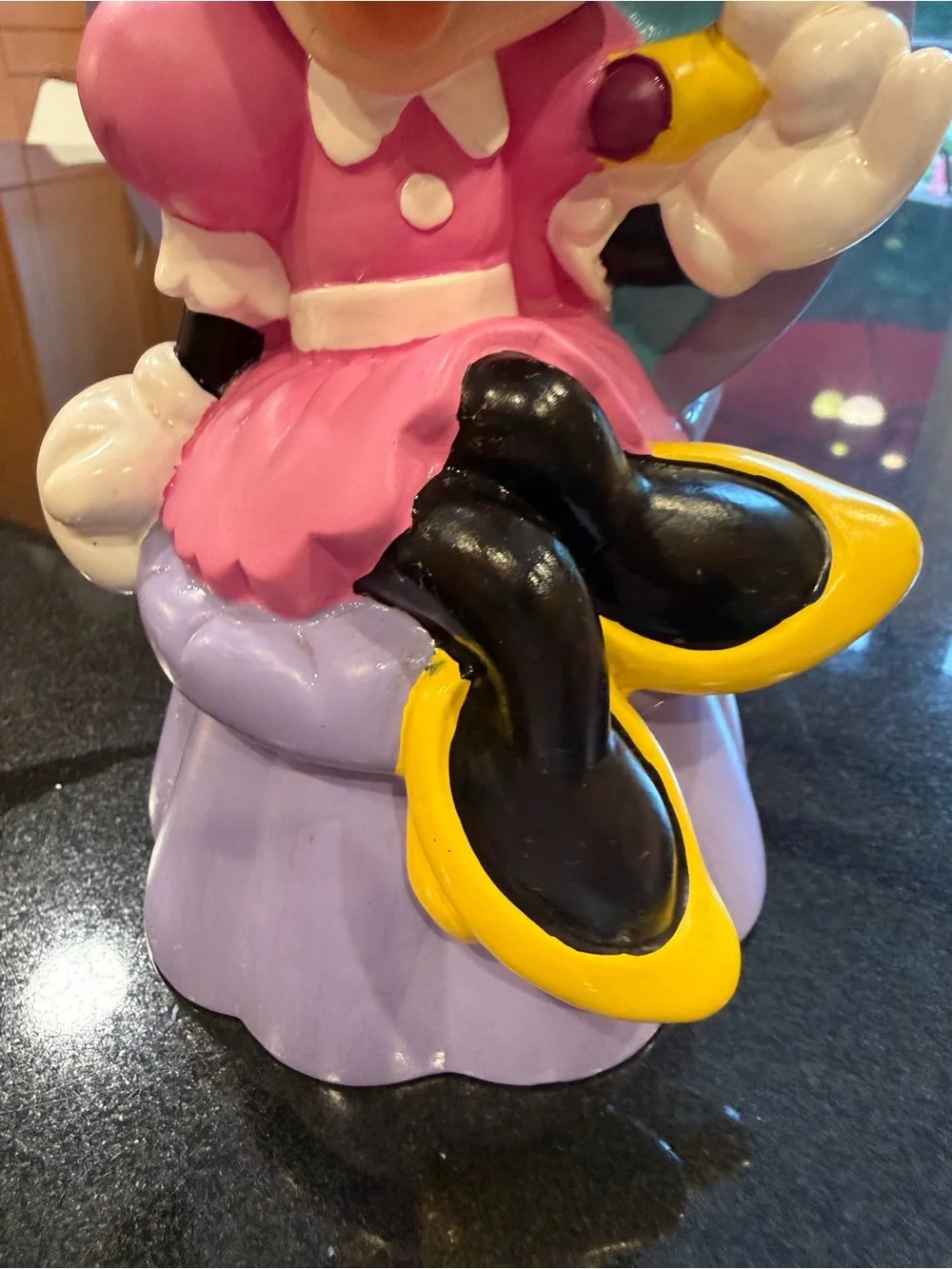 Disney Minnie Mouse Pink and Purple Vintage Bank